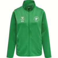 HUMMEL hmlCORE XK POLY ZIP SWEAT KIDS, JELLY BEAN 164